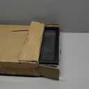 Buruis Large Record Player Stand with Vinyl Storage, 3-Tier Record Storage for 300 Albums, Wood & Metal Turntable Stand with Custom Dividers for Vinyl Records, CDs, Albums, Black