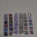 Massive Beads 6500pcs+ Flatback Glass Hotfix Iron On Rhinestones Crystal for DIY Making with Tweezer & Picking Pen for Shoes, Clothes, Face Art, Bags, Manicure (2+20Multi-Colors,3&5-Sizes,2&20-colors)