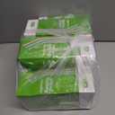 10 x Amazon Basics Disposable Striped Plastic Flex Straws, 7.5" Long, Assorted Colors, 100 Count, Large Pack