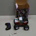 Scientoy Remote Control Car, 20KM/H Monster Truck Toys for Ages 5-7, 1:16 Scale All Terrain RC Cars for Boys & Girls Age 4-7, 2.4Ghz Off Road RC Truck, Christmas Birthday Gift for Kids (Orange)