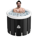 Moyanne Large Size ice bath cold plunge tub for athletes pod portable,Multiple Layered Portable Ice Pod for Recovery and Cold Water Therapy, Cold Plunge Tub for Outdoor, ice baths at home (black)