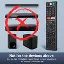 Voice Replacement Remote Control for Sony-Bravia-TVsfor All Sony 4K UHD LED LCD HD Smart TVs
