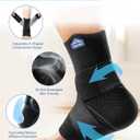 Ankle Brace with Gel Pad 3D Knit-Ankle Compression Sleeve