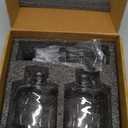 Molimoli Coffee Syrup Dispenser - Glass Bottle w. Pump, 11.8 oz 350 ml, Set of 2, Black Upgraded Pump