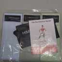 Wide Fabric Resistance Bands for Working Out, 3 Level Non-Slip Exercise Booty Bands for Women & Men Leg and Glutes with Hair Ties and Tape Measure - for Home Gym Workout, Yoga, Pilates (Blue and Green)