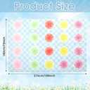 Breling Classroom Carpets Playmat Rugs 6x9 ft Kids Classroom Rugs with Rubber Backing Circles Children's Seating Nursery Play Mat for Preschool Elementary Playroom Kindergarten