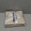 SLEEP ZONE Double Brushed and Ultra Soft with Deep Pockets, Embossed Sheet Set with Fitted Sheet, Pillow Cases, Fitted Sheet, Washable(Beige-Four Leaf Clove,Full)