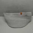 DENJA & CO Large Blanket Basket for Living Room - Decorative Woven Baskets for Storage | Cotton Rope Large Baskets for Blankets, Pillows, Toys, or Laundry | Light Gray (17.7" Wide x 11.4" Tall)