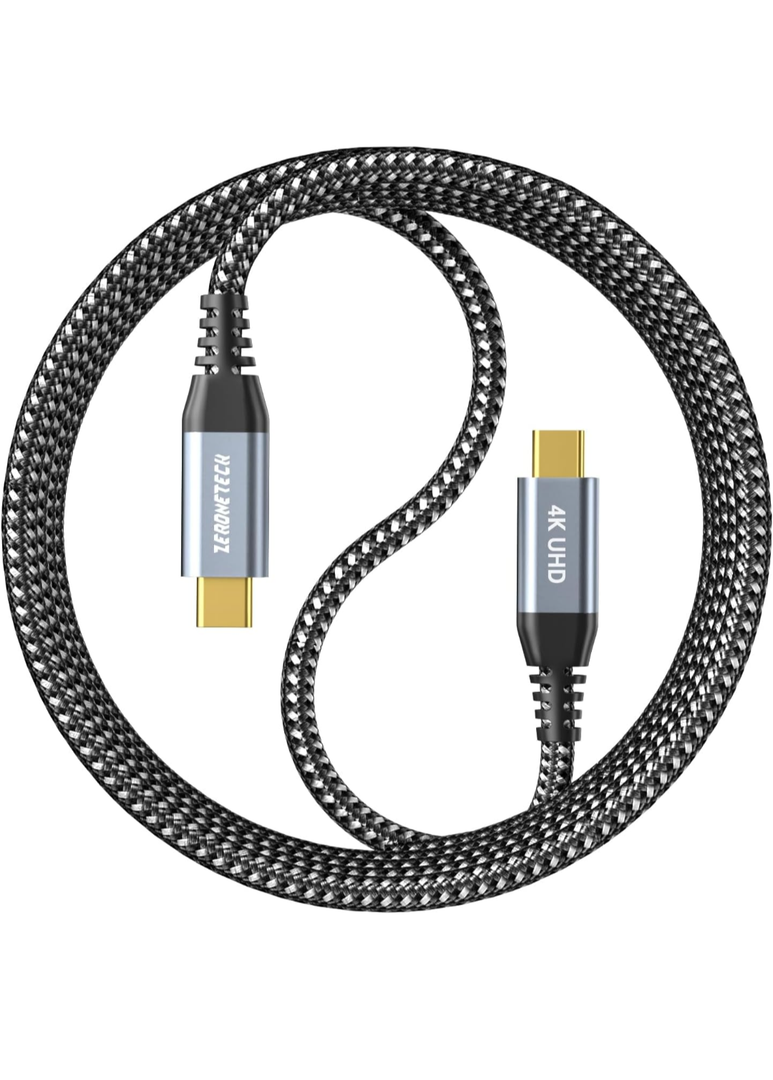 USB C Cable 3ft, USB C 3.2 Gen 2X2 Cable, 4K Monitor Video Output, 20Gbps High Speed Data Transfer, 100W Fast Charging, for iPhone 16, MacBook Pro, Dell, LG, ARZOPA, KYY, for Portable Monitor