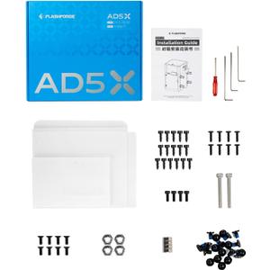 FLASHFORGE AD5X 3D Printer Enclosure Kit, 3D Printer Enclosure Safer and Quieter Cover Protection, DIY Design for AD5X 3D Printer Unlock High Temperature Filament Like ABS, ASA and PC (AD5X)