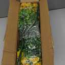 Artificial Flowers Fake Plants for Outdoors Spring Decoration, 13Bundles Silk Realistic UV Resistant Faux Flowers for Outside Planter Porch Yard Patio Garden Home Indoor, Yellow