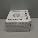 Homienly Wheat Straw Plates, 12-Pieces Unbreakable Dinner Plates - 9 Inch Alternative to Plastic Plates, Unbreakable Microwave and Dishwasher Safe Plate Set for Kitchen, Camping, Party - Multi