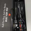 FHI Heat Platform Plus Curve Pro 1" Hair Styler - Ionic Tourmaline Ceramic Straightener Flat Iron for Bouncy Curls or Beach Waves - Adjustable Heat, Auto Shut-Off, and Universal Voltage, 12ft Cord