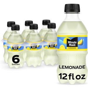 Minute Maid Lemonade Bottles, 12 fl oz, 6 Pack (EXP 12/14/26)