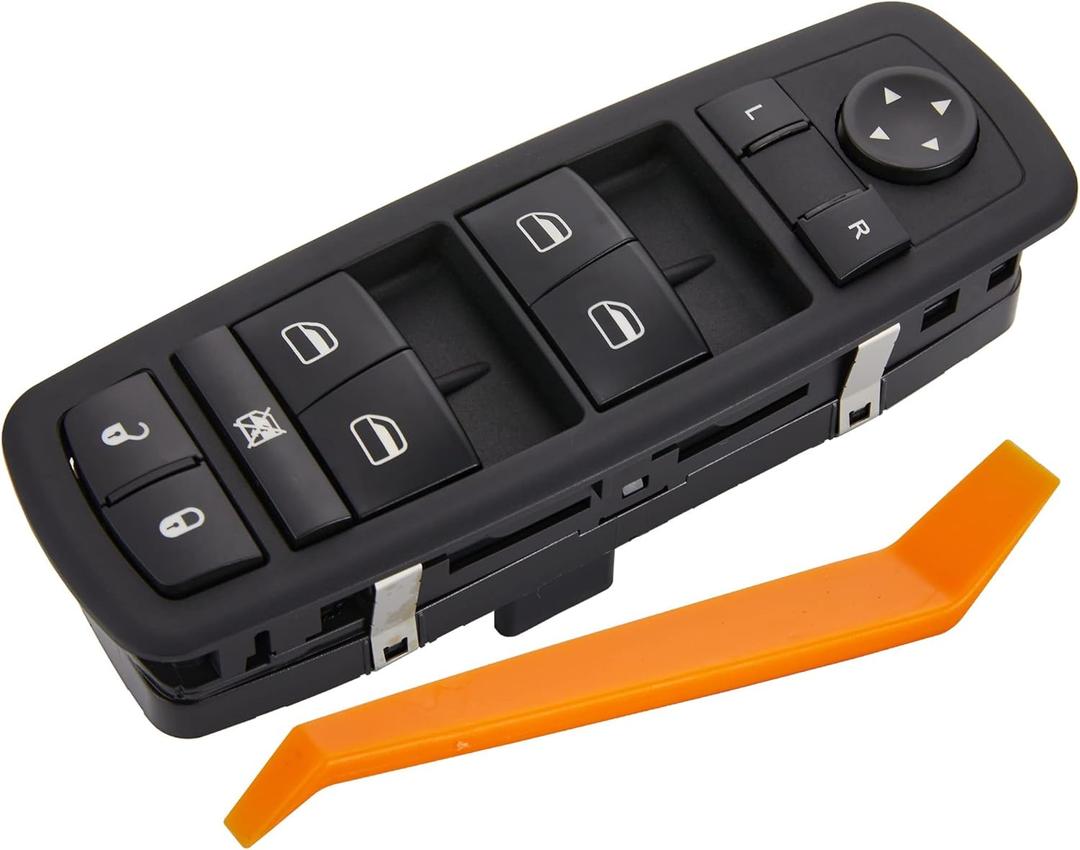Power Window Switch,8 PINS +13 PINS Check Required,Fits for Dodge Dart 2013-16.Replaces 68271203AB 68271203AA 56046568AC.Driver Side Control Door vidrios Master Switch.(Green Light)
