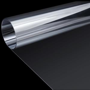 Beeveer 48 x 96 Inch Extra Large PVC Sheets Roll, Transparent Clear Flexible Plastic Sheet for Craft, Picture Frames, Sign Blank, DIY Display Project, Protective Barriers