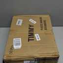 TIMMY 50 Plastic Hangers 17.7 Inch Non-Slip, Space Saving Closet Organizers, Heavy Duty Slim Hangers for Pants, Shirts, Coats (Grey, Ultra Thin & Durable) (Gray)