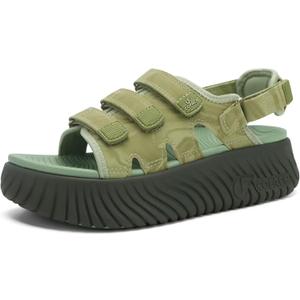 COFACE Womens Orthopedic Walking Sandals Comfortable Plantar Fasciitis Arch Support Sport Recovery Outdoor Hiking Sandles Thick Athletic Cushion Adjustable Strap Lightweight Platform Slides US 9