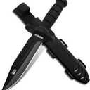 Dispatch Fixed Blade Hunting Knife with Sheath, 12-inch Survival Knives for Men Tactical Bowie Knife with Non-Slip Handle for Bushcraft, Outdoor Camping