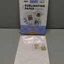 Printers Jack Sublimation Paper - Heat Transfer Paper 100 Sheets 8.3" x 11.7" for Any Epson HP Canon Sawgrass Inkjet Printer with Sublimation Ink for T shirt Mugs DIY