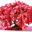 Heart Tree Pop Up Card, Love 3D Popup Greeting Cards, Gifts for Birthday, Mothers Day, Anniversary, Valentines Day, Mom, Wife, Girlfriend, Sister, 5x7 - Includes Envelope And Message Note