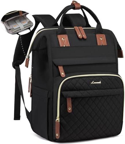 LOVEVOOK Laptop Backpack for Women, 15.6'' Waterproof Nurse Bag Teacher Work Backpack Purse for Women, Travel Computer Backpack for College Office Business Ladies