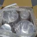 I00000 200 Pack Gold Plastic Cups, 9 Oz Elegant Clear Plastic Cups Gold Rimmed Disposable Glasses Fancy Disposable Party Cup Wedding Cup Drinking Tumblers Cocktail Glasses Perfect for Party