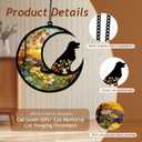 2 x Yootiko Cat Dog Memorial Suncatcher, Pet Memorial Gifts Pet Sympathy Gift to Memorialize The Loss Pass Away Gifts Windows Memorial Ornament with Personalized Decorations of Name Date (B 31 Dog)