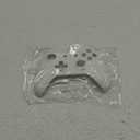 eXtremeRate Replacement Front Housing Shell for Xbox One S/X Controller, White Custom Faceplate Cover Case for Xbox Wireless Controller (Model 1708)