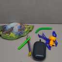 Dinosaur Toy Rocket Launcher for Kids - Launch Up to 100 Ft, 4 Rockets, Outdoor Outside Toys for Kids, Dinosaur Toys, Birthday Gifts for 3 4 5 6 7 8-12 Year Old Boys Girls