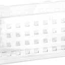 iDesign Hanging Suction Shower Caddy Basket for Bathroom Storage, Set of 2, Clear, Made in USA