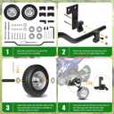 Dirt Bike Training Wheels 50cc, Compatible with razor SX125 MX125 MX250 MX350, yamaha PW50 SSR50 TTR50, honda XR50, CRF50F, Fit for All Kinds of 50cc Motorcycles, Dirt Bikes and Some Electric Bikes