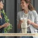 Gifts For Women - Chaos Coordinator Birthday Christmas Mother Day Gift for Mom Sister Best Friend Boss Coworker Manager Teacher Assistant - Funny Gift 40oz Tumbler With Handle & Straw Lid (Cream)