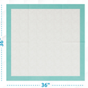 Extra Large Disposable Incontinence Bed Pad 10 Count (Size 36 x 36 Inch) - Hospital Underpad with Incontinence Protection for Adult, Child, or Pets - Absorbent Waterproof Chux by BrightCare