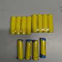 FULIN 12 Packs 1.2V AA 300mAh Ni-Cd Rechargable Batteries for Solar Lights, Lawn Landscape Lighting