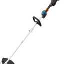 LawnMaster NPTGSP2517A No-Pull Gas Grass Trimmer with Electric Start 25cc 2 Cycle,17-Inch