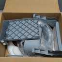 Potty Training Seat, 3-in-1 Toddler Toilet Seat with Step Stool Ladder, Splash Guard Anti-Slip Pad, Foldable Potty Chair with Soft Cushion for Toddler Kids Boys Girls (Pink)