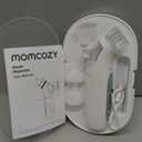 Momcozy BreezyClear 2-in-1 Electric Nasal Aspirator for Baby with Spray, 65kPa Hospital-Grade Suction, 4 Adjustable Levels, Quiet & Portable Nose Cleaner with Soothing Light & Music