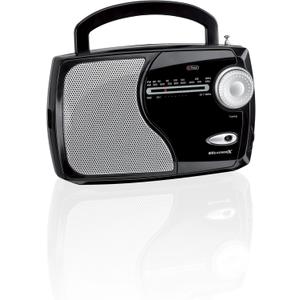 Weather X WR282B Portable NOAA Weather Band and AM/FM Radio - Black