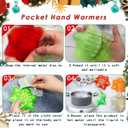 Reusable Snap Heat Pack, Click Hand Warmers for Camping, Outdoor, Indoor, Working, Studying (Christmas Star)