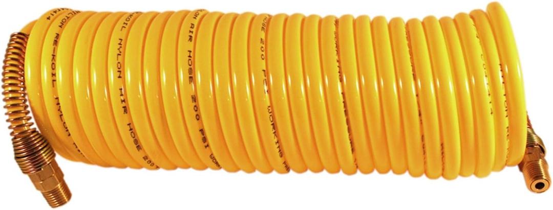 Milton 1669 1/4" MNPT Twenty Five Foot ReKoil Hose (25' x 1/4" ID)