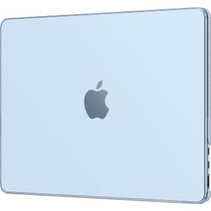 EooCoo Compatible with MacBook Air 13 inch Case M4 2026 2025-2022 M3 M2 A3240 A3113 A2681, Upgrade Matte, Scratch Resistant, Sturdy Protective Hard Shell for Mac Air 13.6 inch Case, Sky Blue Clear