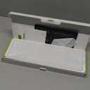 seenda Bluetooth Keyboard and Mouse Combo for Mac, SKM64-2 Rechargeable Slim Wireless Keyboard Mouse Compact, 3 Multi-Device Connection, Compatible for Mac, MacBook Pro/Air, iPad, White Silver