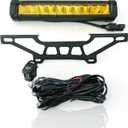 Can am X3 Shock Tower Light Bar Mount Compatible with Can-Am Maverick X3 & X3 Max X RS Turbo R - 50W High-Power LED Light Bar + Rock Switch Wiring Harness Included