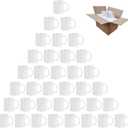 36 Pcs Sublimation Mugs 11oz, White Ceramic Coffee Mug | with Handle and Foam Box, Ideal for Crafts and Printing, Dishwasher Microwave Safe