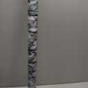 DKTIE Window Film Privacy with Installation Tools, Decorative Stained Glass Window Clings for Home, Static Cling Window Sticker for Front Door, Bathroom, Glass Door (Dark Green, 35.4'' x 78.7'')