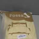FOSSA Duvet Cover Set 100% Washed Cotton Linen Feel Super Soft Breathable Cozy 3 Pieces Bedding Sets Solid Pastel Yellow California King