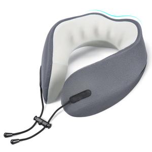Cozyhealth Travel Neck Pillow for While Sleeping on Airplane, Memory Foam Comfort Travel Pillow, Gently Neck Head Support Sleeping Rest, Airplane Car and Home Use (Small)