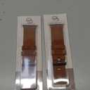 Bandsie Leather Band Compatible with Apple Watch Ultra 3/Ultra 2/Ultra Band 49mm 46mm 45mm 44mm 42mm for Men, Vintage Genuine Suede Leather Wristband Strap for iWatch Series 11 10 9 8 7 6 5 4 SE 3 2 1 (Brown)