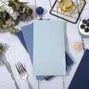 Whaline 150 Pcs Dusty Blue Guest Napkins 3 Colors Disposable Paper Napkins Multi-colored Hand Napkin Towel for Home Kitchen Bathroom Party Supplies Table Decor
